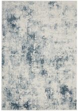 Nourison Trance TRC06 Ivory Blue Area Rugs